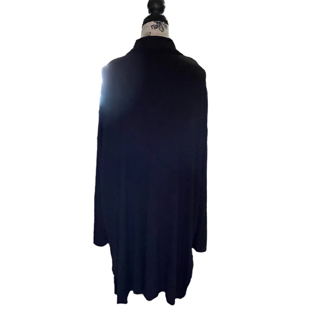 Karen Kane Long Sleeve Collared Button Down Black Jacket Women’s Plus Size 2X - Picture 3 of 8